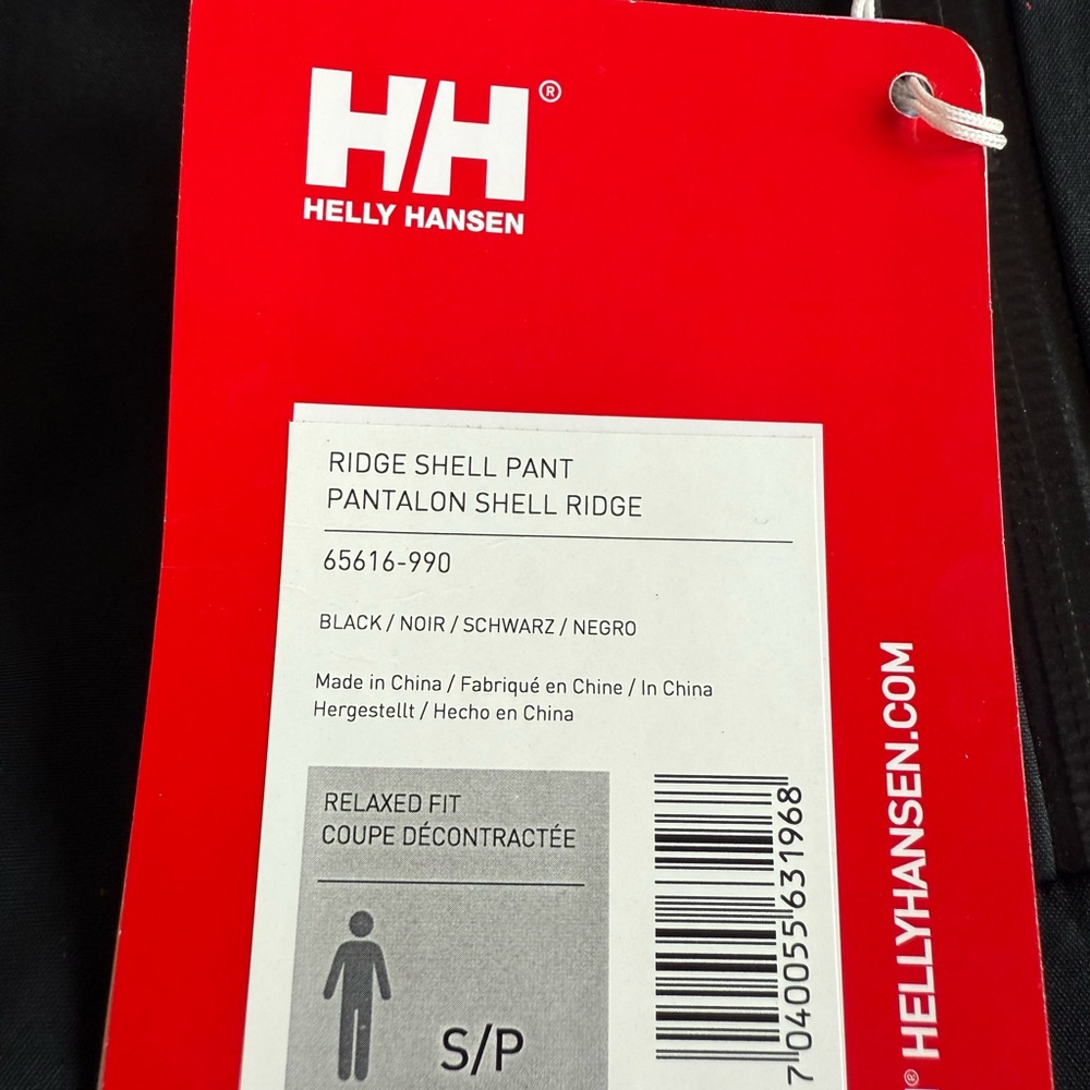 Helly Hansen Black Ridge Shell Pant
